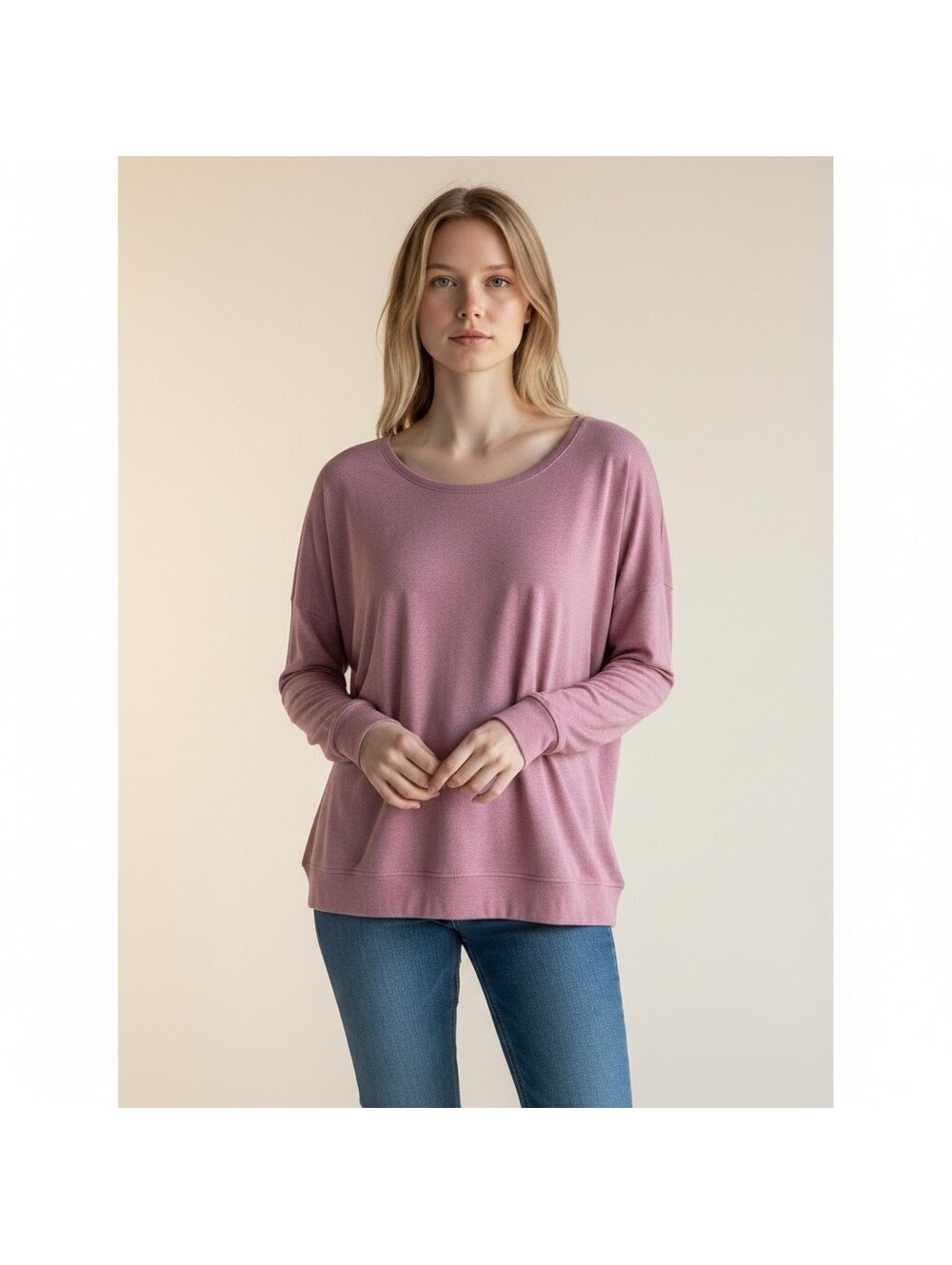 Tek Gear Activewear T-Shirt Women L Large Purple Long Sleeve Dry Tek Gym Running